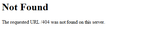 Неправильно оформленная страница 404